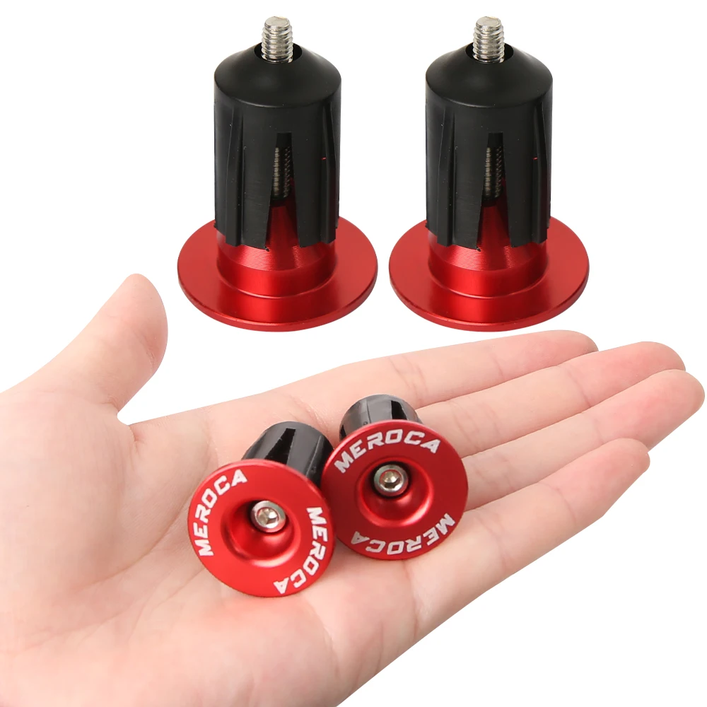 Заглушки для руля горного велосипеда алюминиевая крышка Аксессуары 1 пара | Спорт