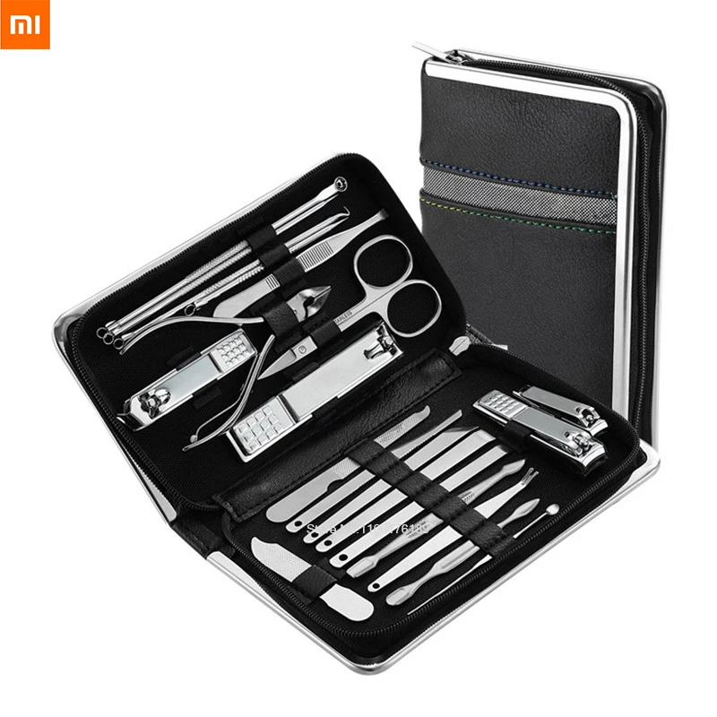 

Xiaomi Youpin 26 Piece Nail Clipper Set Anti-Splash Stainless Steel Nail Clipper Large Nail Clipper Beauty Manicure Set