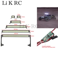 1pcs rc car led light bar roof lamp ch3 control for 110 rc crawler axial capra scx10 ii 90046 rgt ex86100 trx6 trx4 d90 y 007