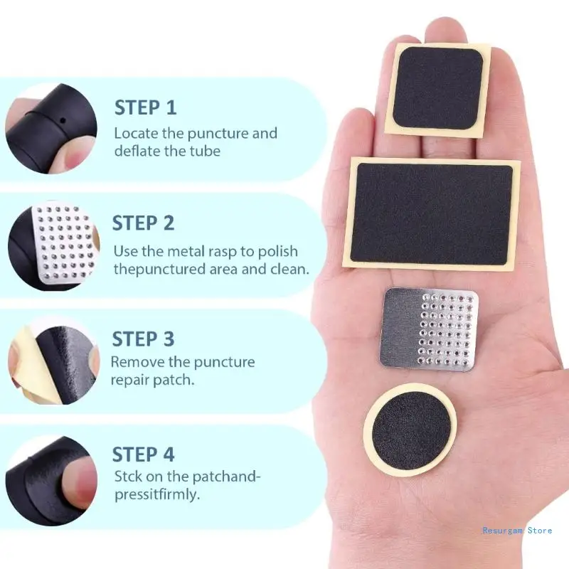 Набор для ремонта проколов велосипедов самоклеящиеся заплатки набор шин