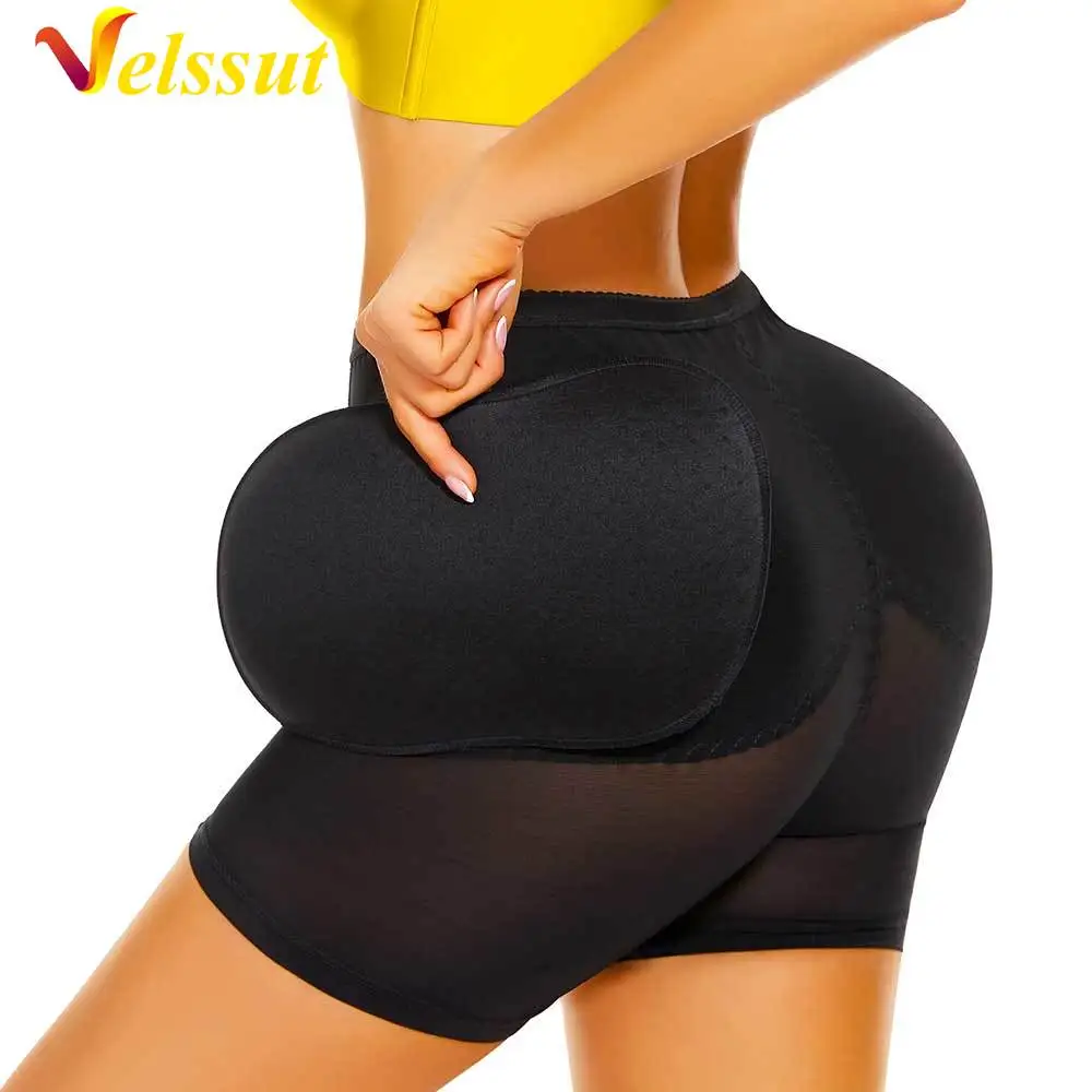 

Velssut Women Push Up Booty Lifting Panty with Pads Tummy Control Hip Enhancer Shorts Butt Lifter Underwear Slimming Shapewear