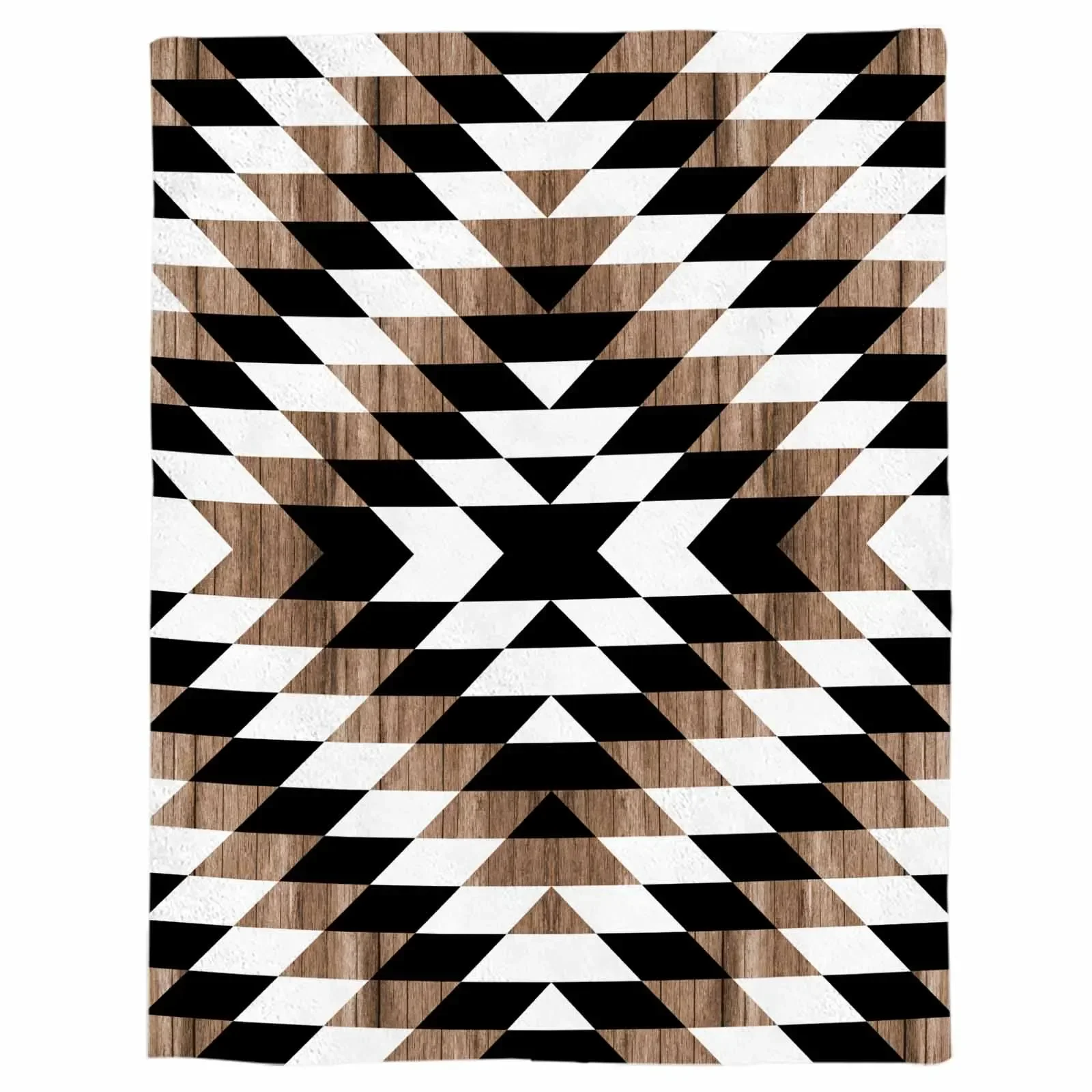 Богемные ацтекские деревянные одеяла портативное мягкое покрывало для кровати