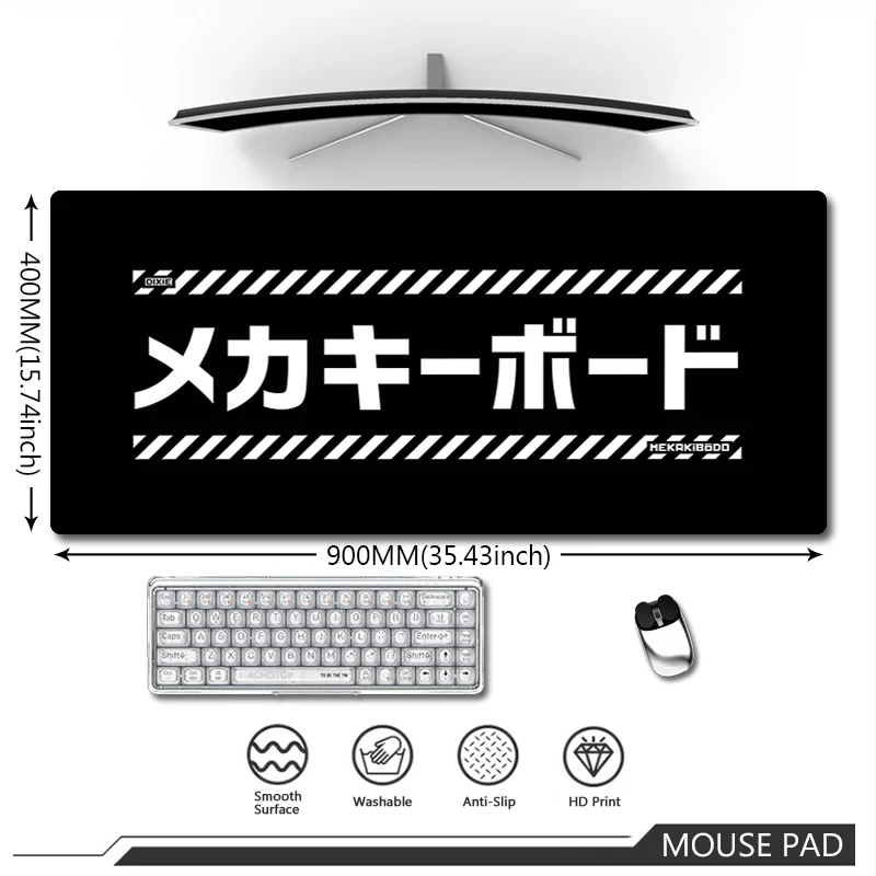 

Black And White Mouse Pad Original Art Mousepad Desktops For Computer Table Pads Notebook Office Desk Mats Anti-slip Soft Mats