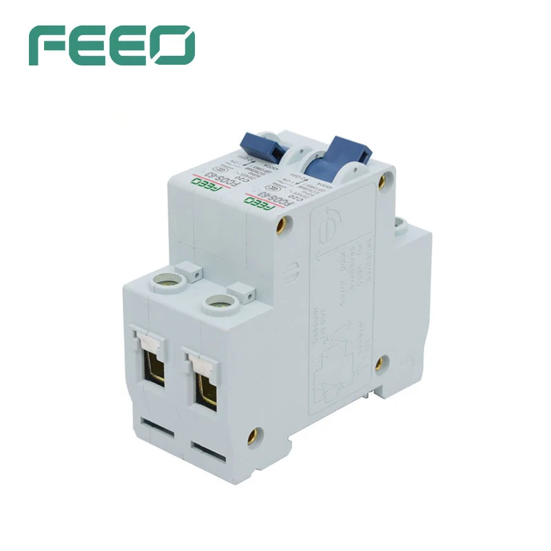 FEEO 1P + 1P 63a AC230V/400V двойной силовой ручной переключатель МТС блокировка автоматический выключатель MCB