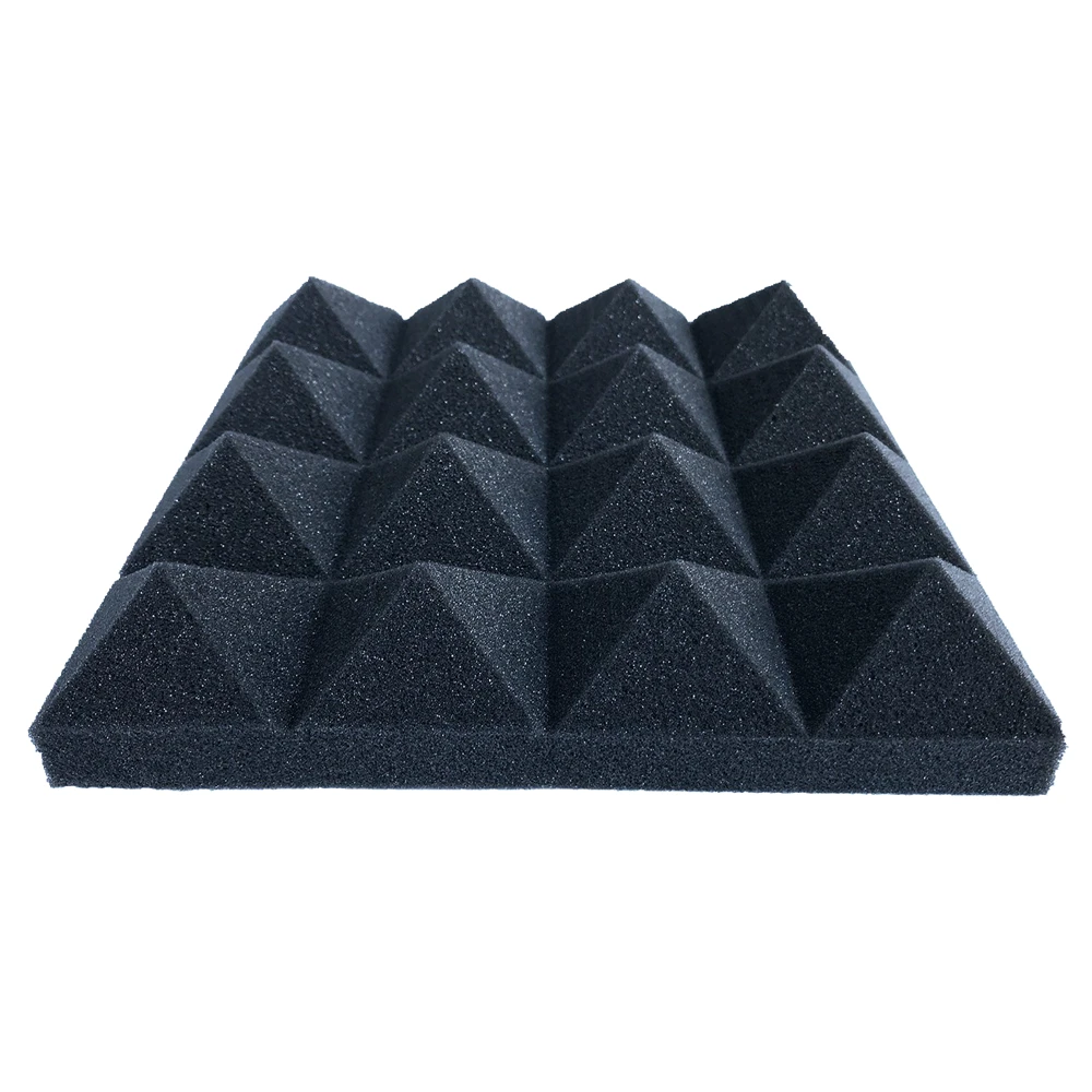

25x25x5CM Acoustic Foam Soundproof Pyramid Studio Absorption Sound Proof Treatment Panel Tile Polyurethane Protective Sponge 1PC