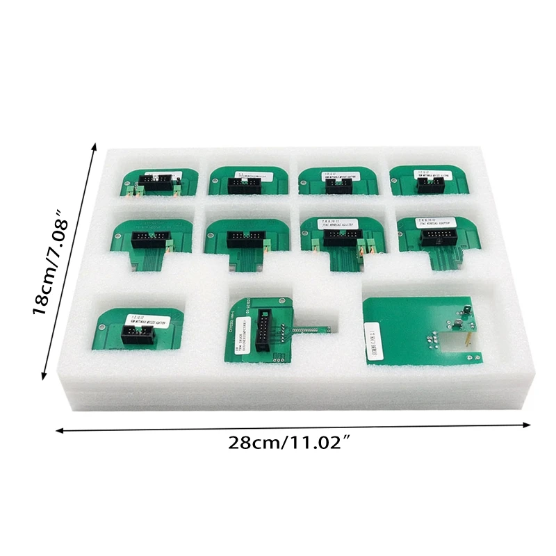 Полный набор светодиодных BDM-рамок 22 шт. ABS BDM-адаптеры полный из для KTAG KESS