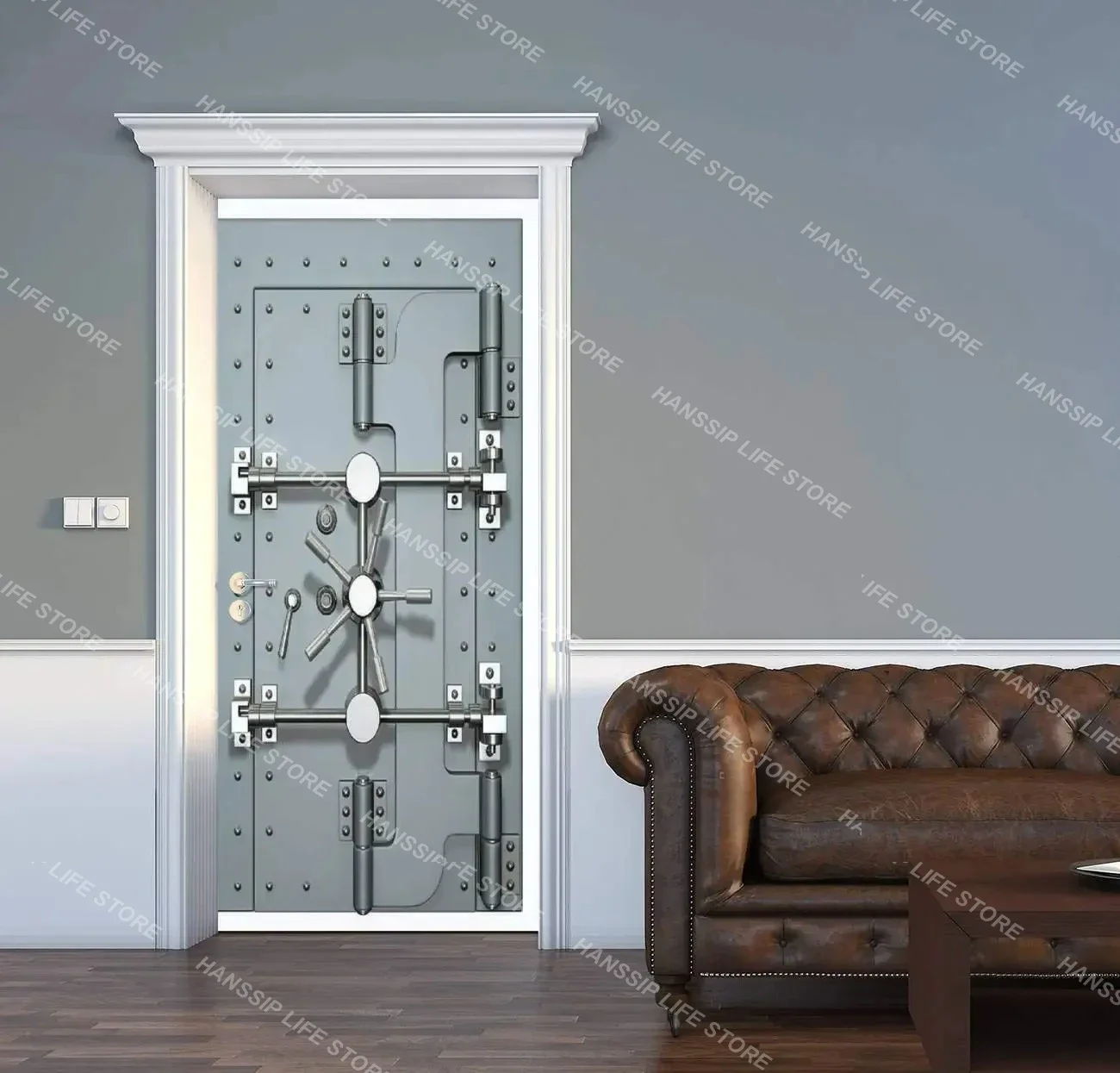 Железные дверные наклейки