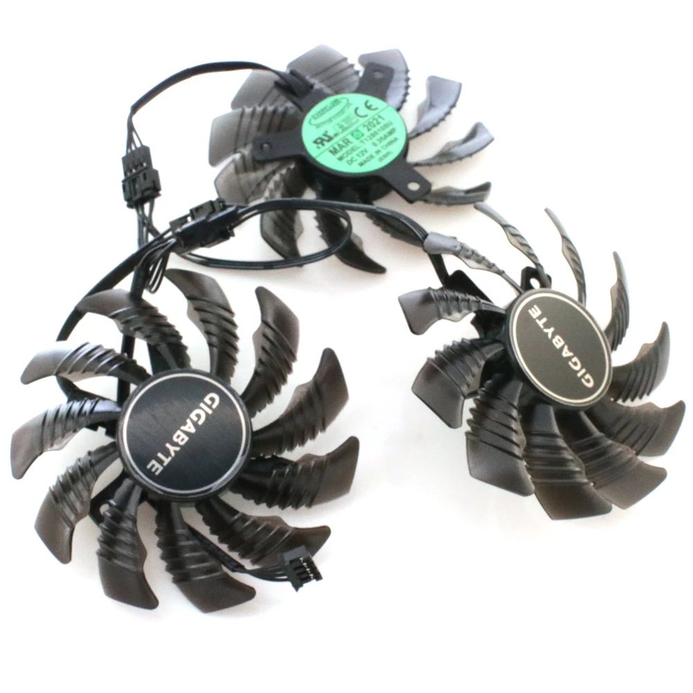 Бесплатная доставка 3 шт./лот T128010SU 12 В постоянного тока 0 35 А 75 мм VGA вентилятор 4