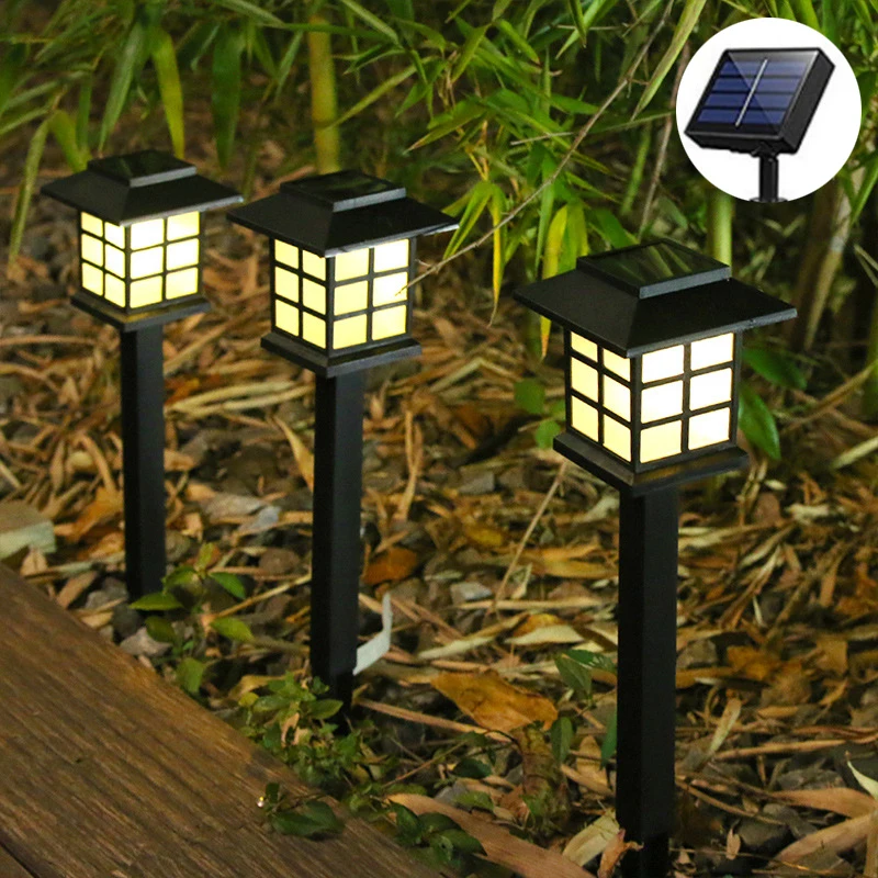 

1 шт., водонепроницаемый садовый фонарь на солнечной батарее