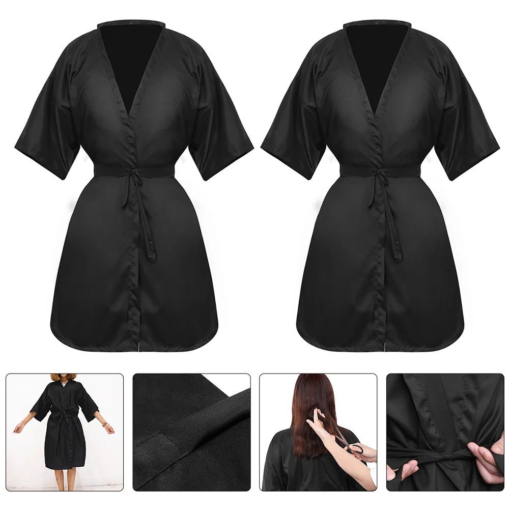 

Hair Salon Cape Gown Robe Dyeing Cutting Haircut Hairdressing Apron Clothes Barbershop Barber Smocks Hot Simple Capes Client