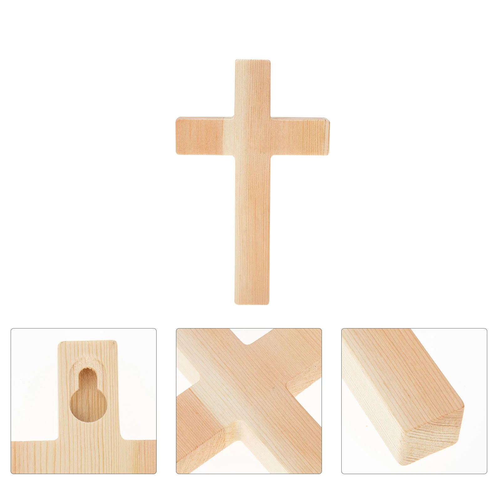 

Cross Wooden Wall Wood Catholic Christianbaptism Religious Decor Gifts Girl Hanging Hand Crosses Ornament Crucifix Holding Jesus