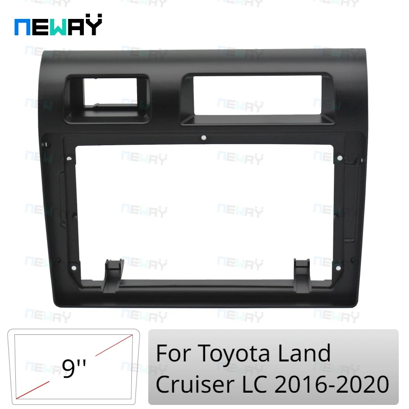 

For Toyota Land Cruiser LC 2016-2020 Car GPS navigation instrument panel multimedia player installation frame