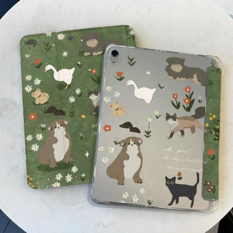 Чехол для планшета Ipad Mini 6 чехол iPad Air 11 2024 Pro 12 9 5 4 7 10 2 с слотом ручки 아이패드이스 케 |
