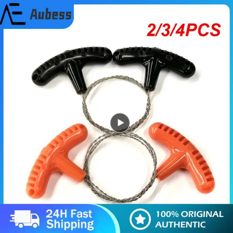 

2/3/4PCS Outdoor Tool Stainless Steel Light Weight Steel Wire Saw Convenient Manual Chain Saw Emergency Survival Gear Tree Saw