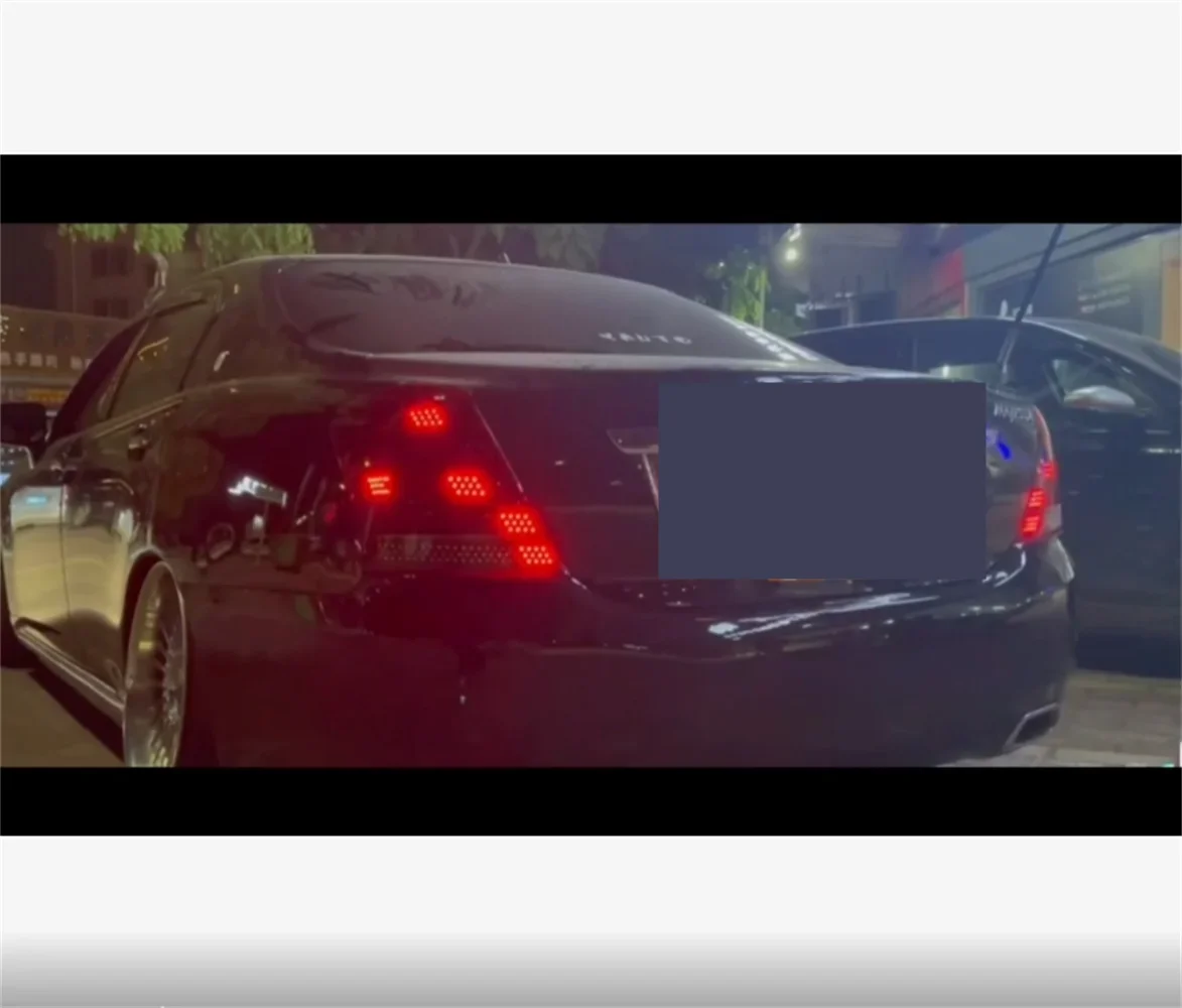 Фото Светодиодные модифицированные задние фонари (2 шт.) для Toyota Crown 13-го поколения: стоп-сигналы, фонари заднего хода, указатели поворота №4