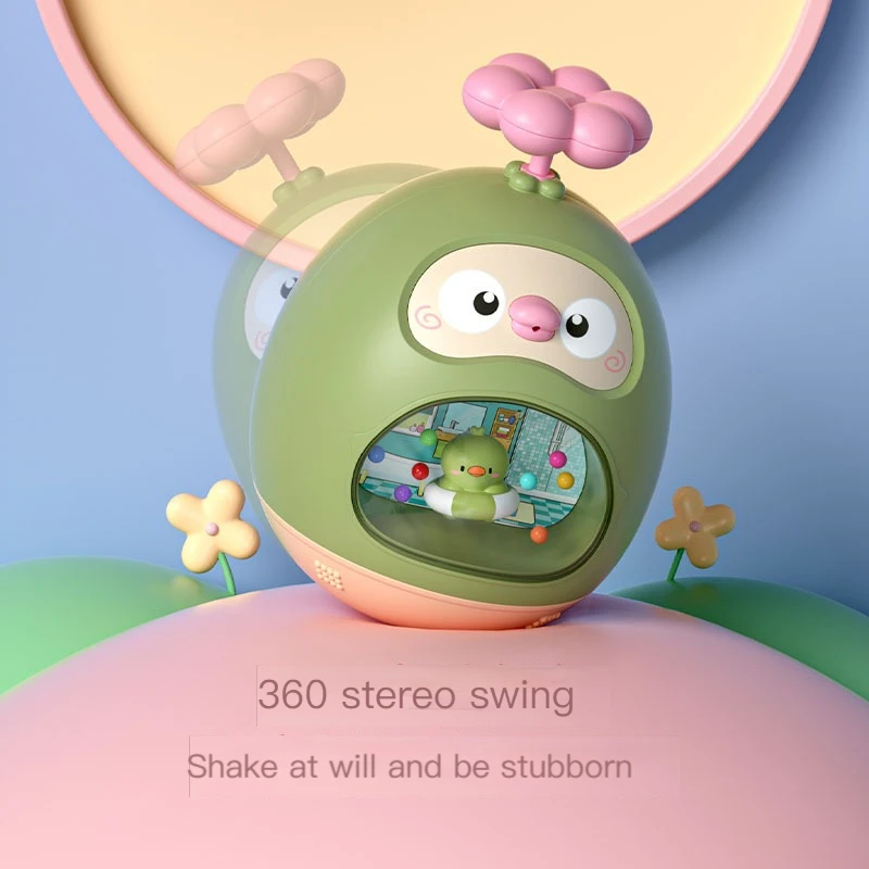 

New amphibious cute fun tumbler toy baby water egg small water gun tumbler bath small water gun