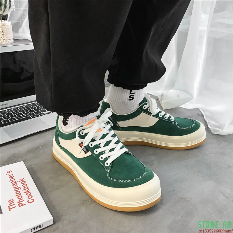 

Fashion Men Casual Shoes Platform Thick Sole Bottom Man Skateboarding Shoes Male Footwear Zapatillas Hombre