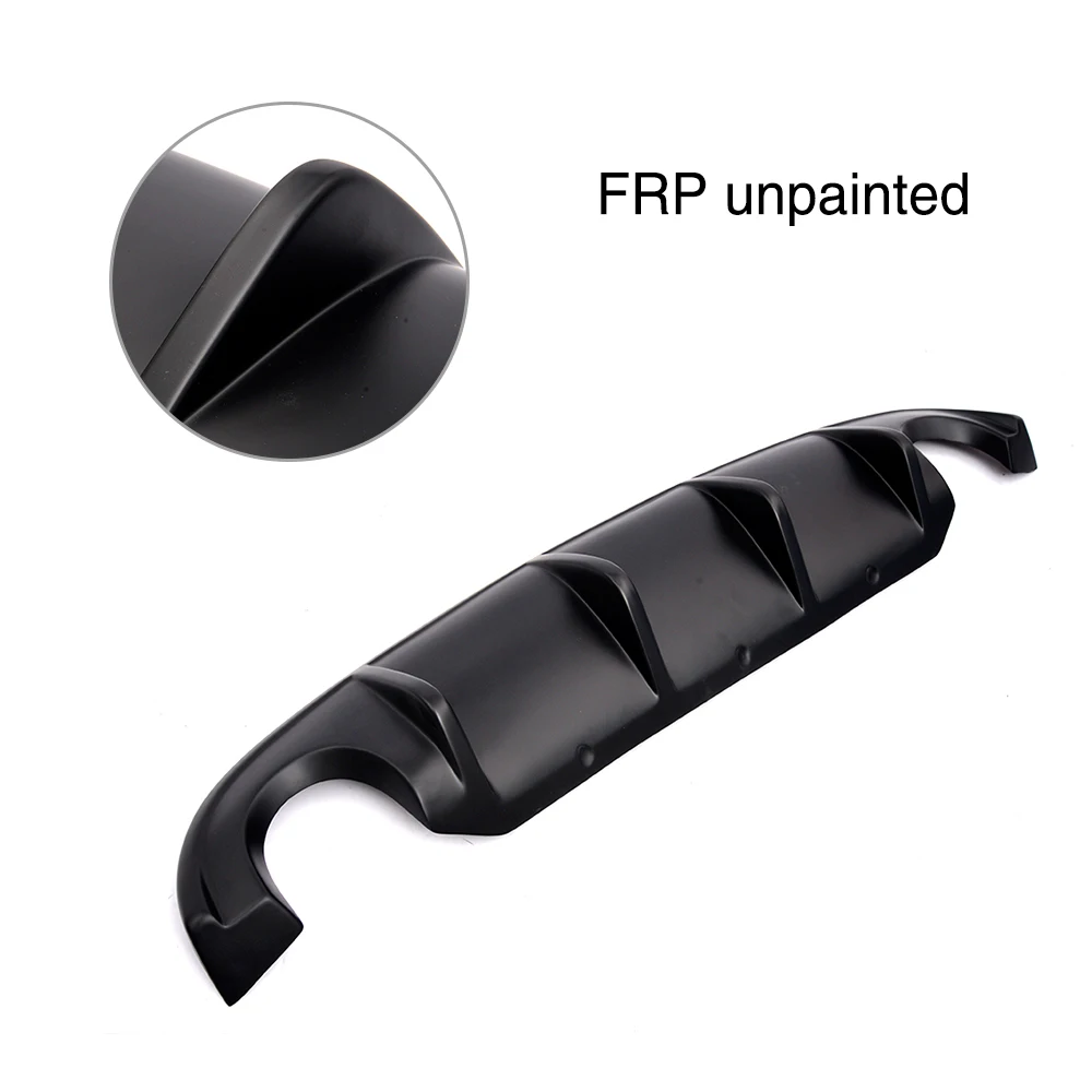 

Углеродное волокно FRP PU, диффузор заднего бампера, спойлер для Infiniti Q50 Base и Sport 2014-2017, диффузор выхлопных газов