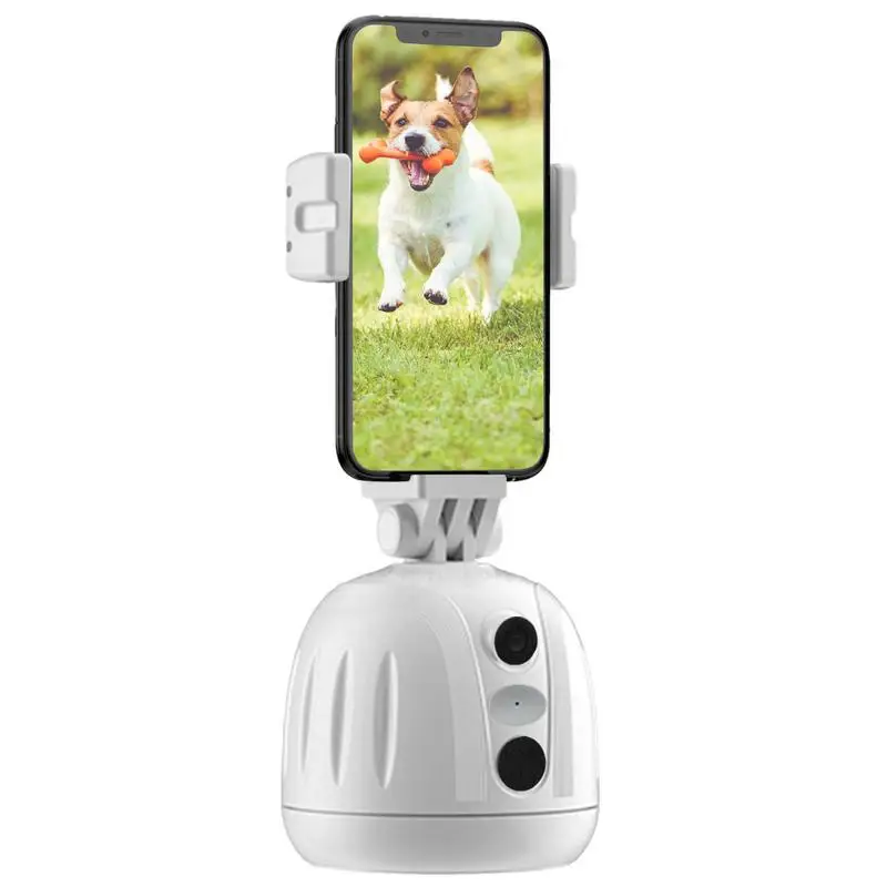 

Auto Tracking Mobile Phone Gimbal 360 Degree Rotation Phone Camera Mount Face Recognition Tracking For Selfie Video Recording