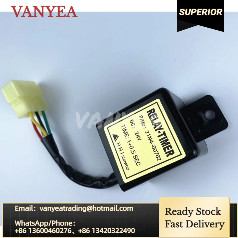 

21N4-00762 21N400762 релейный таймер 24 В для экскаватора Hyundai Daewoo