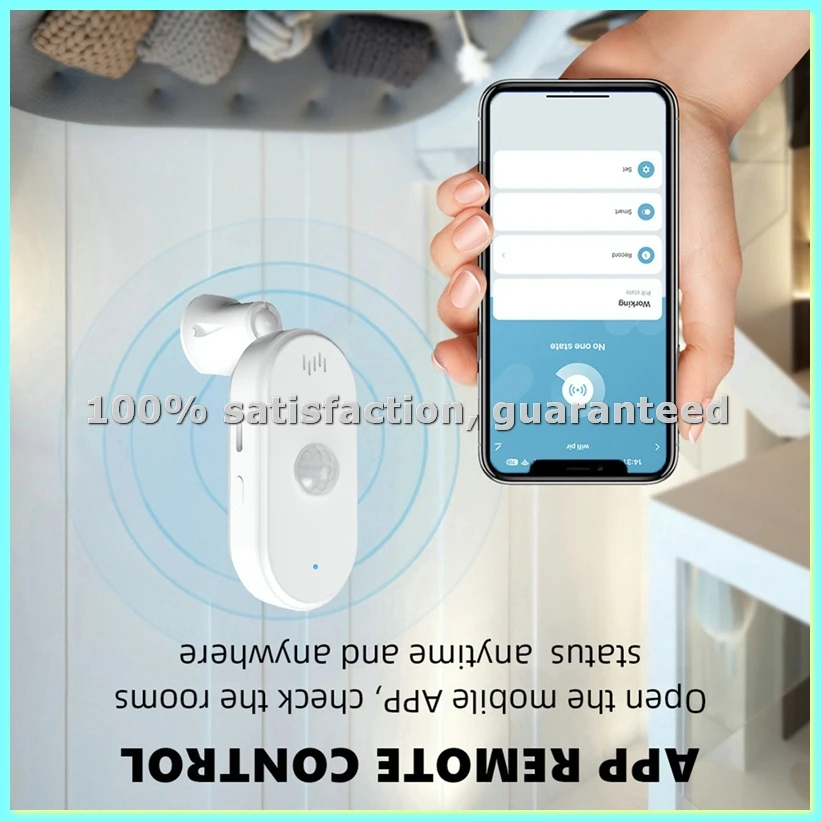 Фото Датчик движения Tuya WiFi PIR, инфракрасный детектор присутствия человека для умного дома, датчик движения Smart Life - ABFT №1
