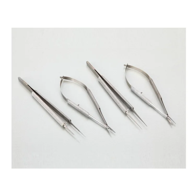 

Micro Surgical Instruments Suit 4pcs/Set micro tweezers micro needle holders