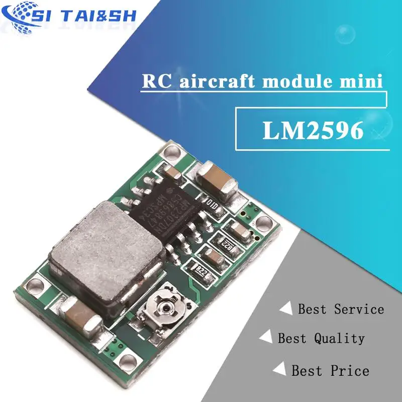 Мини-модуль RC самолета 5 шт./лот Mini 360 DC Buck Converter Step Down 4.75V-23V до 1V-17V LM2596 2A 17x11x3.8 мм на.