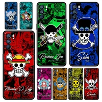 one piece anime logo phone case for realme 8 7 6 pro c21 c3 c11 shell oppo a53 a52 a9 a54 a15 a95 reno7 se reno6 pro 5g z cover