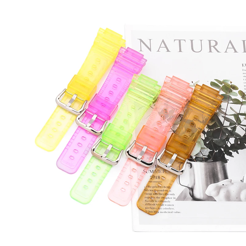 Transparent strap case Suitable for Casio G-SHOCK GA-2100 Watch with Ice Tough transparent men's and women's strap watch accesso