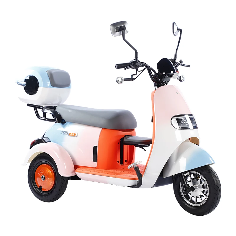 

600W Household Fashionable Electric Tricycle Hydraulic Dampingr With Child Seat 15/20 Km/H