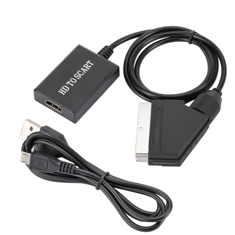 

Преобразователь HDMI в Scart 1080P HD видео адаптер HDMI в Scart