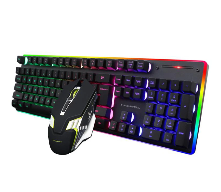 

Беспроводная игровая клавиатура с RGB-подсветкой, 104 клавиш, 3200 DPI