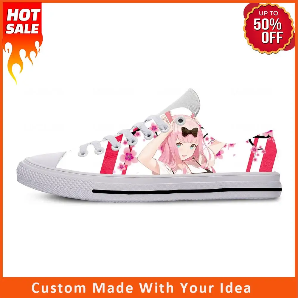 

Кроссовки мужские/женские с низким верхом, повседневные тканевые сникерсы с Аниме Манга, Кагуя, сама, Love Is War Fujiwara Chika, легкие дышащие, с 3D прин...