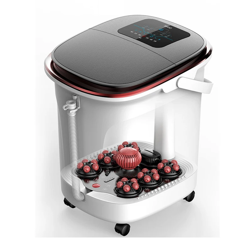 

Массажная ванна для ног с роликом и подогревом, ванна для мытья ног, устранение усталости, постоянная температура, уход за ногами, домашний подарок