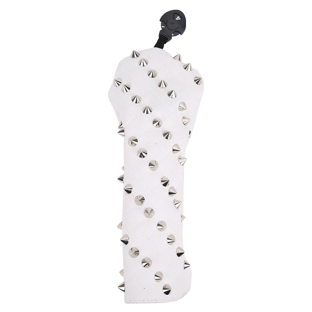 

Golf Wood Headcovers PU Rivet Design Waterproof Durable Soft Supplies for Women ManMedium Size