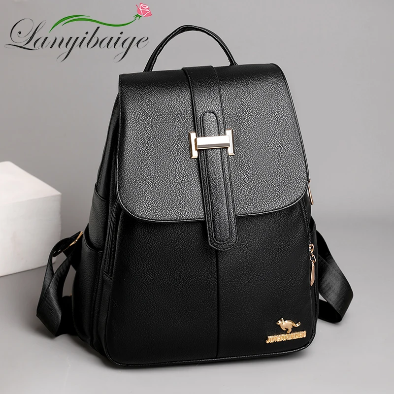 

Luxury Fashion Female Bagpack Mochila High Quality Anti Theft Large Capacity Travel Bags Backpack For Teenagers Girls Sac A Dos