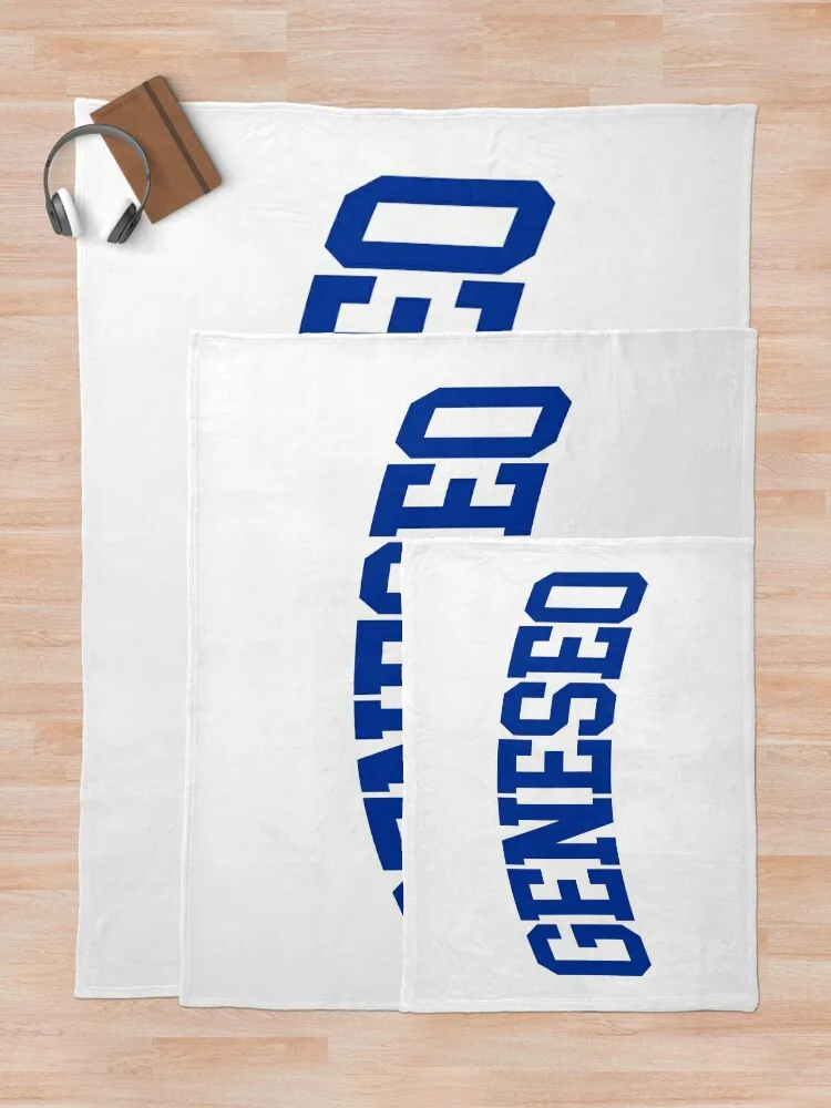 Geneseo-шрифт для колледжа изогнутое одеяло рождественские подарки тонкие одеяла