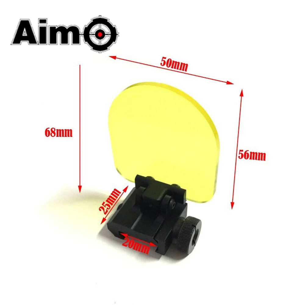 AIM-O страйкбол линза прицела протектор пуленепробиваемый красный зеленый точка