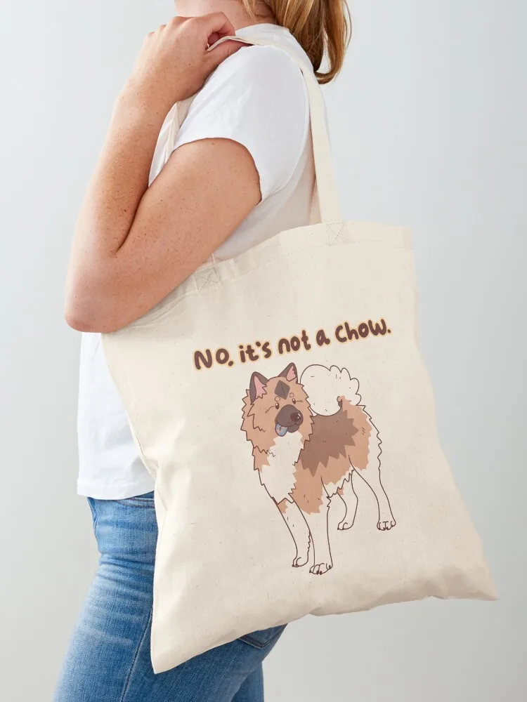 Нет это не забира - красно-палевая средняя большая сумка Холщовые сумки для