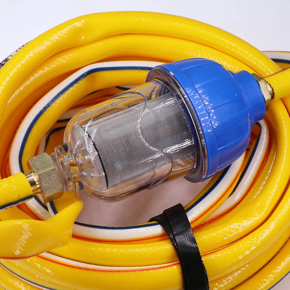 3-цветный предварительный фильтр 1/2 дюйма садовый кран для ирригационной трубки с