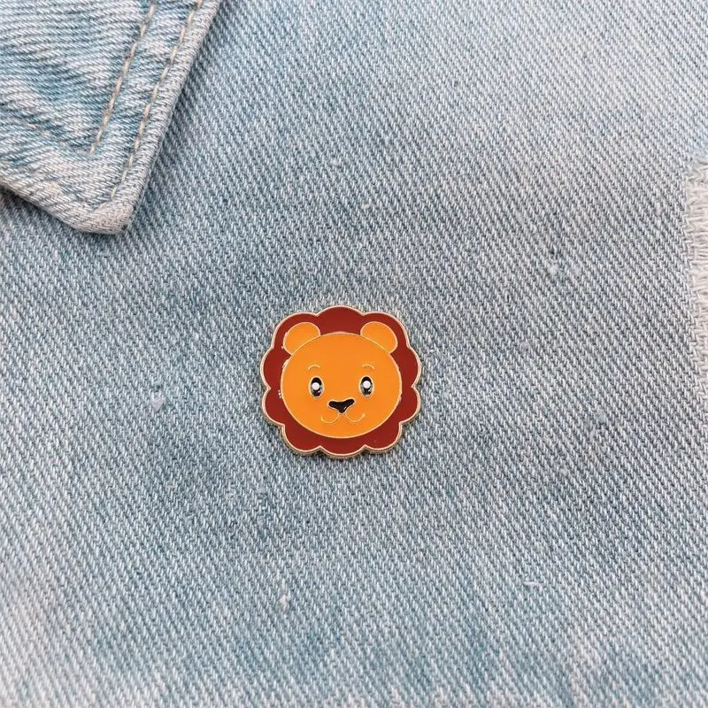 

Little Lion Brooch Badges Decor Clothing Lightweight Jewelry Accessories