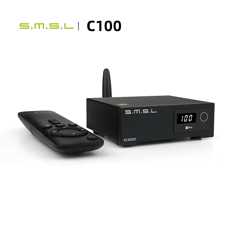 SMSL C100 USB MQA DAC AK4493S XMOS XU316 DSD512 32Bit 768KHZ