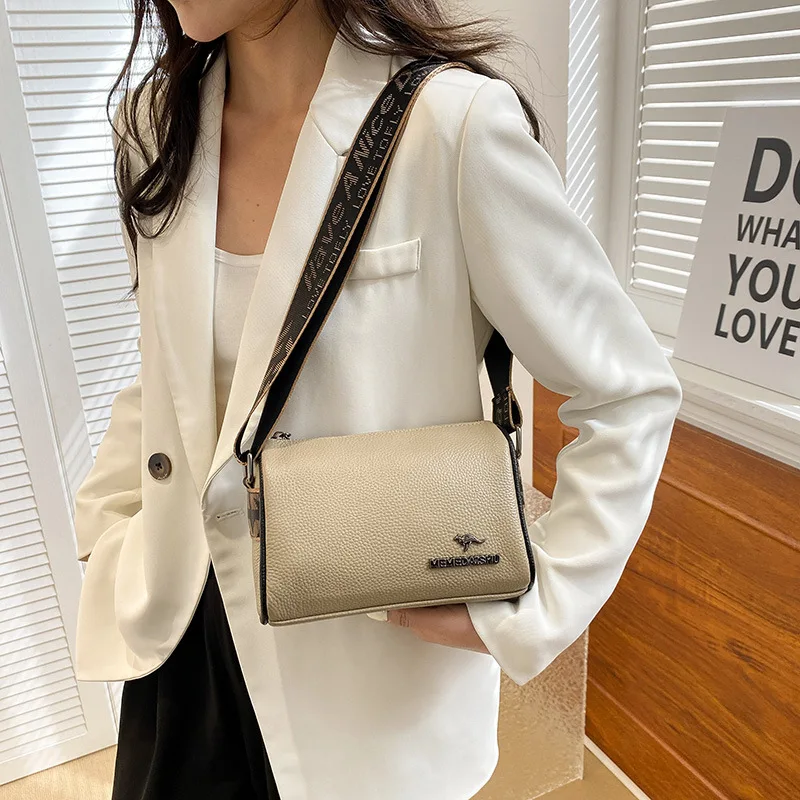 2023 New Genuine Leather Crossbody Bag for Women Fashion Female Cowhide Shoulder Bag Luxury Designer Handbag Women's Pillow Bag