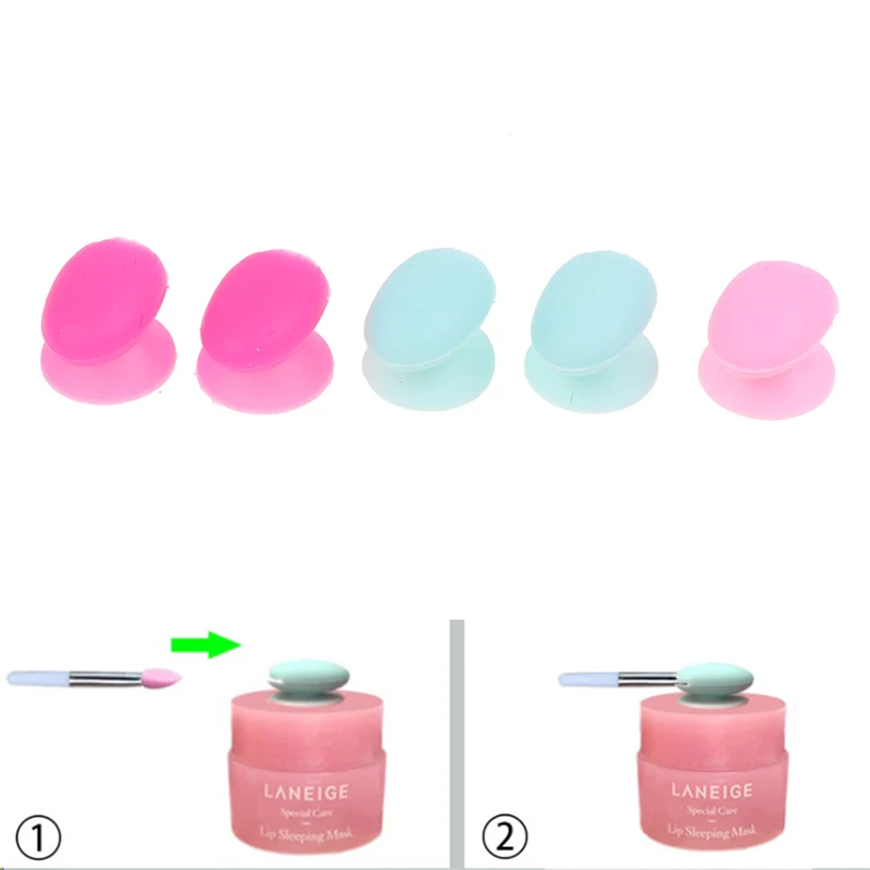 

5 шт., силиконовый чехол для макияжа губ