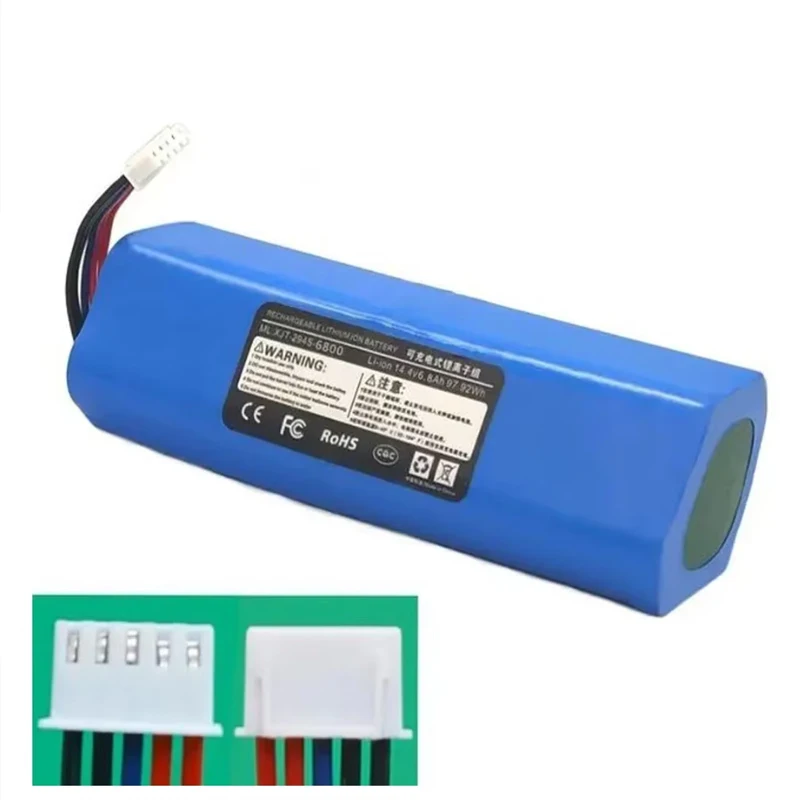 Оригинальная замена 14 4 В 12800 мАч для Ecovacs Deebot Ozmo T8 + DLX11-54 литий-ионный аккумулятор