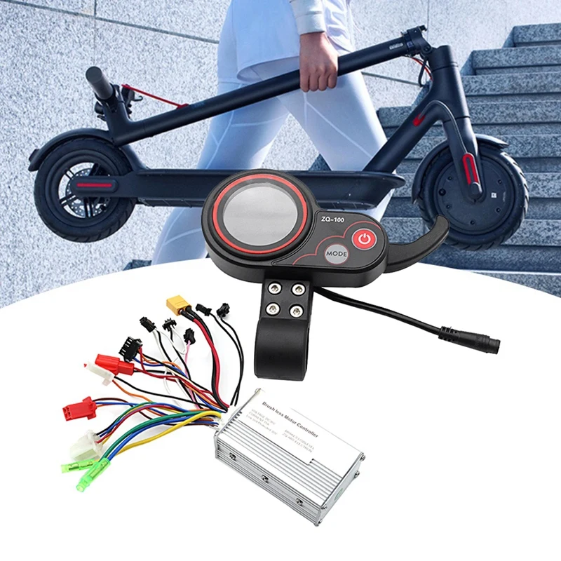 Контроллер 36 В + Встроенный индикатор пробега сменный Регулируемый измеритель