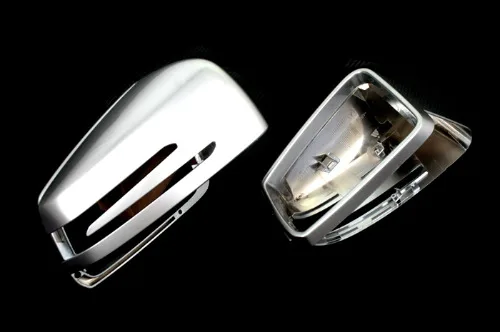 Автомобильный хромированный Стайлинг матовый колпачок бокового зеркала замена