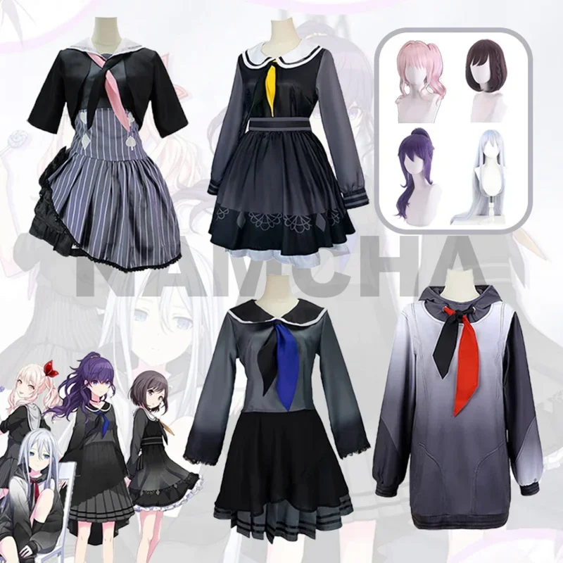 Project Sekai красочный сценический карнавальный костюм Акияма Мисуки yoisaki Kanade Shinonome Ena