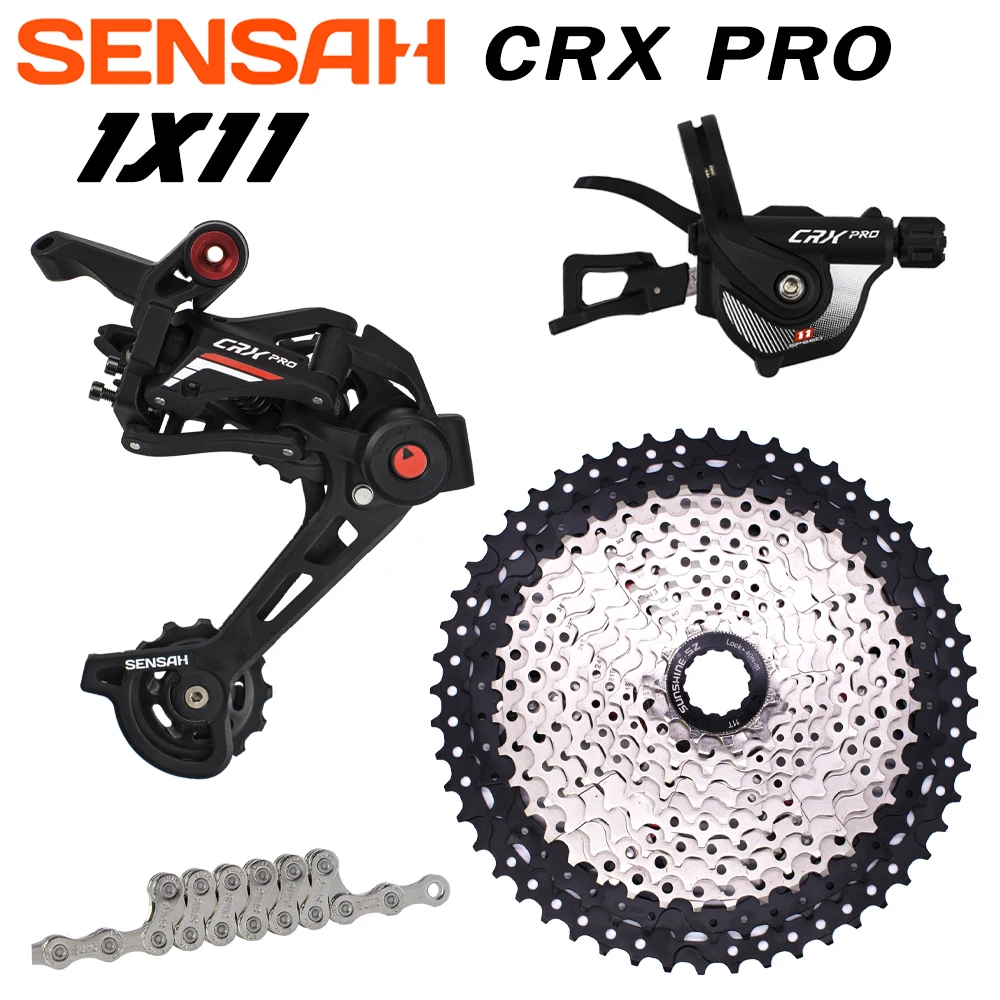 SENSAH CRX PRO 1x1 1 Speed Group Set с 11v триггерный переключатель передач задний велосипедная