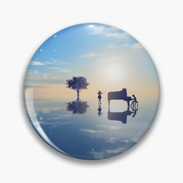 

Your Lie In April Soft Button Pin Women Fashion Cute Metal Funny Hat Decor Lapel Pin Jewelry Brooch Cartoon Badge Clothes Gift